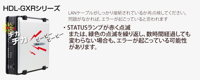 HDL-GXR�@�X�e�[�^�X�����v�Ԃ��_��