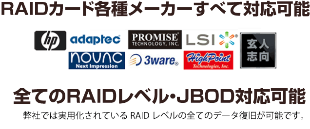 �T�[�o�[�@RAID�J�[�h���e�탁�[�J�[�Ή��\